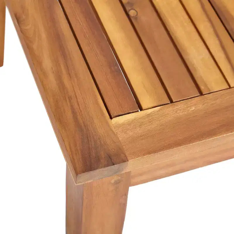 GDFStudio Savannah Ensemble de conversation 6 places avec causeuse et fauteuils en bois d'acacia et osier tressé pour l'extérieur