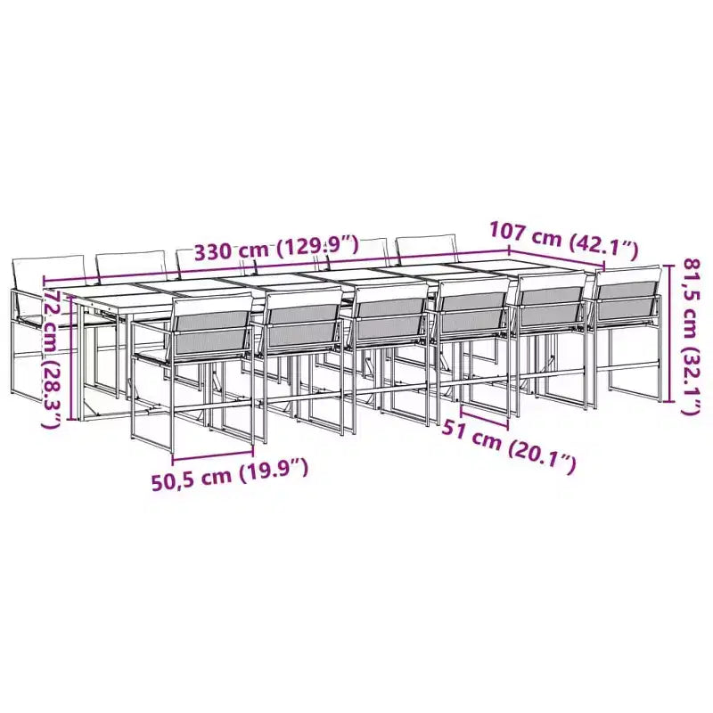vidaXL Ensemble de salle à manger de jardin avec coussins Mobilier d'extérieur en textilène noir