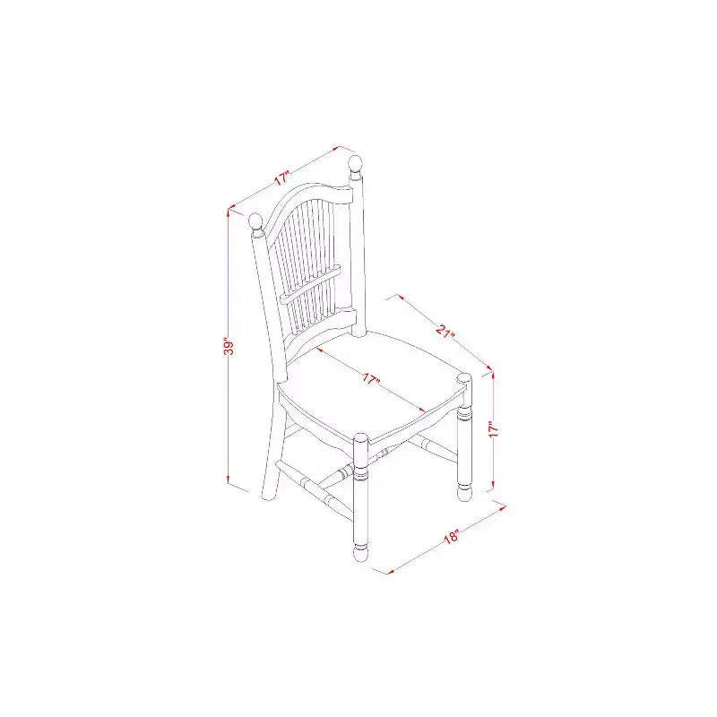 Ensemble de salle à manger moderne 5 pièces - Table ronde et 4 chaises - Ensemble de cuisine blanc lin