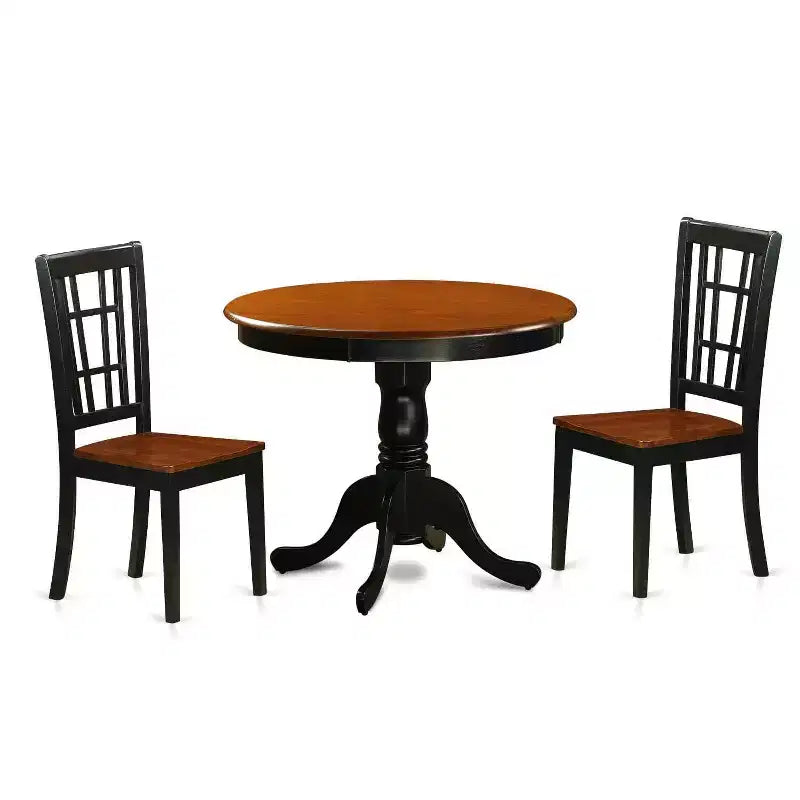 Ensemble Table à Manger avec 4 Chaises - Meubles de Salle à Manger en Bois