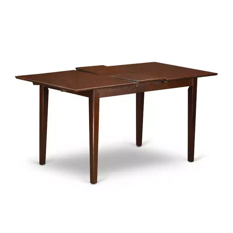 Ensemble de salle à manger rustique 7 pièces – Table à manger et 6 chaises pour petits espaces – Ensemble de table de cuisine en bois massif