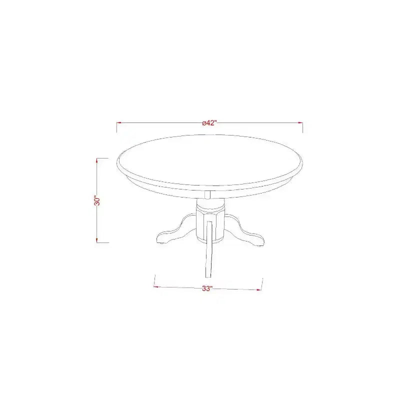 Table de salle à manger HomeStock 5 pièces, plateau en bois massif finition noire, avec 4 chaises rembourrées