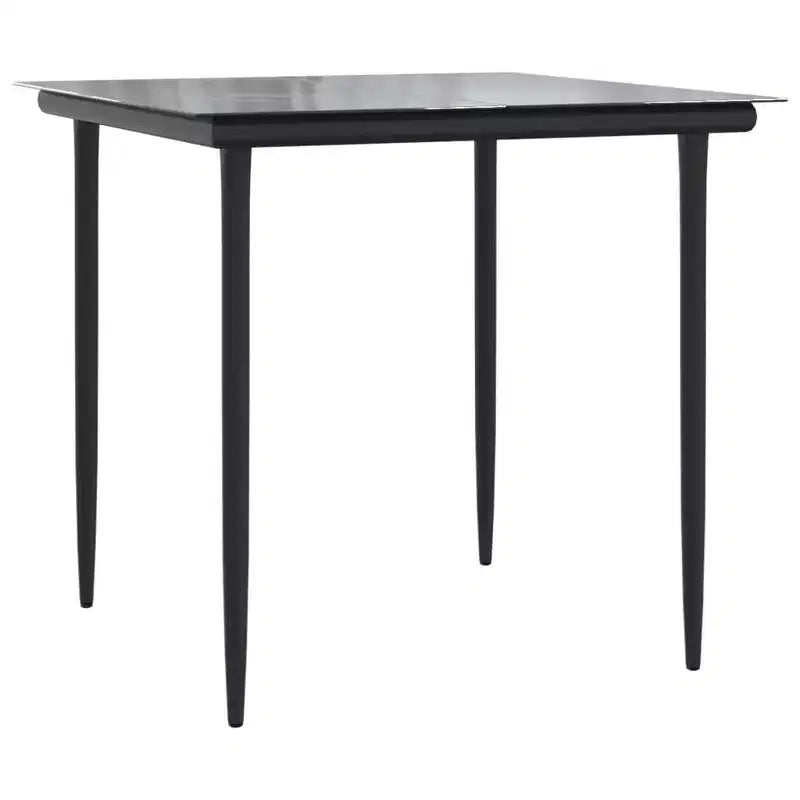 vidaXL Salon de jardin avec coussins et table rectangulaire