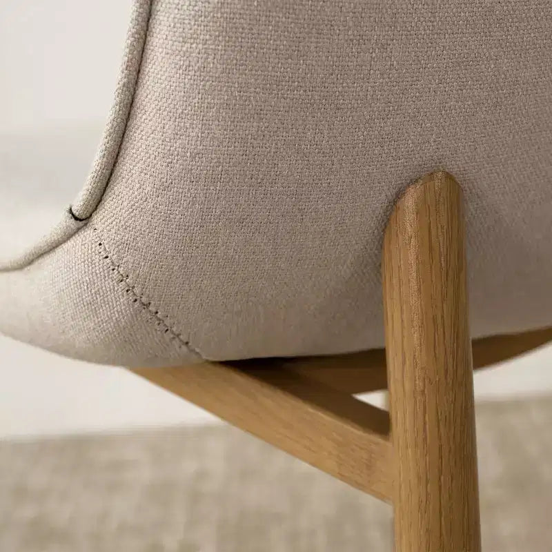 Ensemble de salle à manger rond 5 pièces, table à piédestal aspect bois 39,5 et chaises incurvées rembourrées, idéal pour les coins de cuisine-Panipeachy