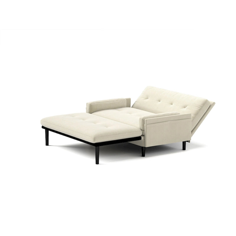 Ivory 55.11 Multi-Functional Loveseat, Convertible Lounge Chair & Bed
