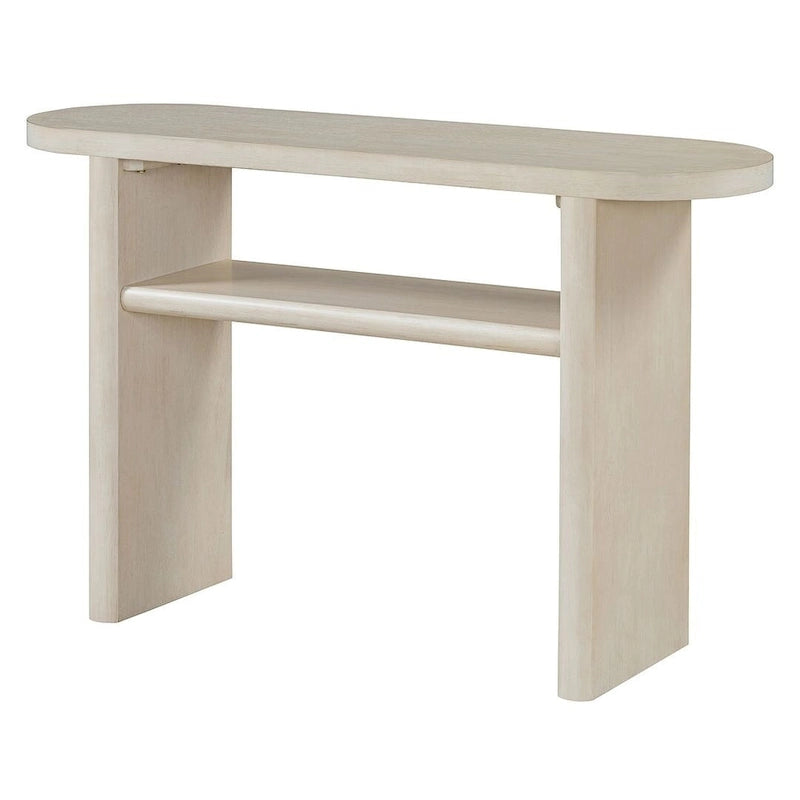 Modern Wooden Console Table with Shelf