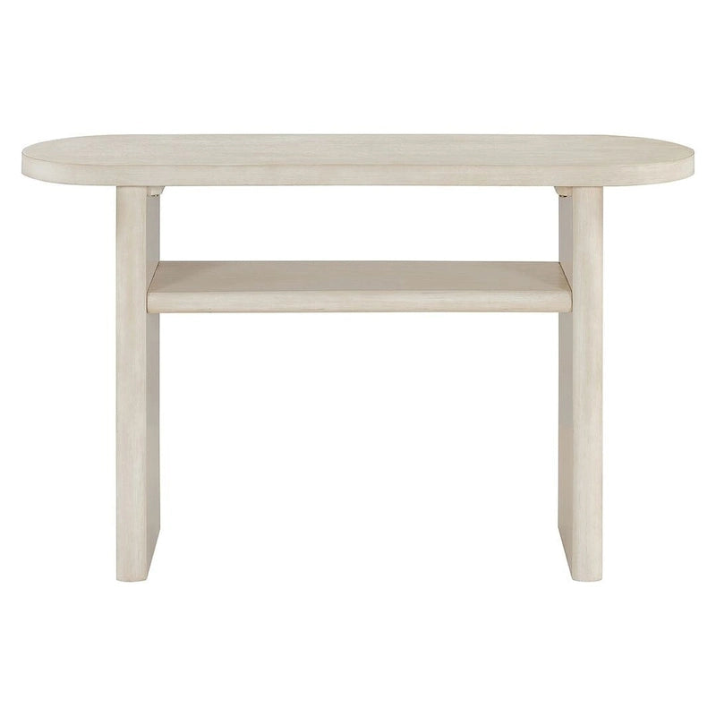Modern Wooden Console Table with Shelf