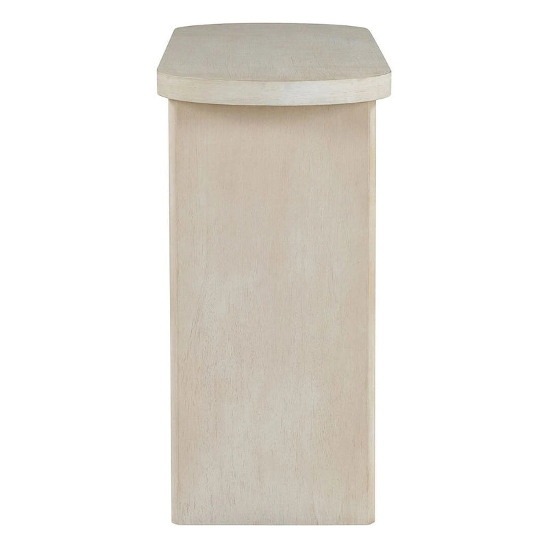 Modern Wooden Console Table with Shelf