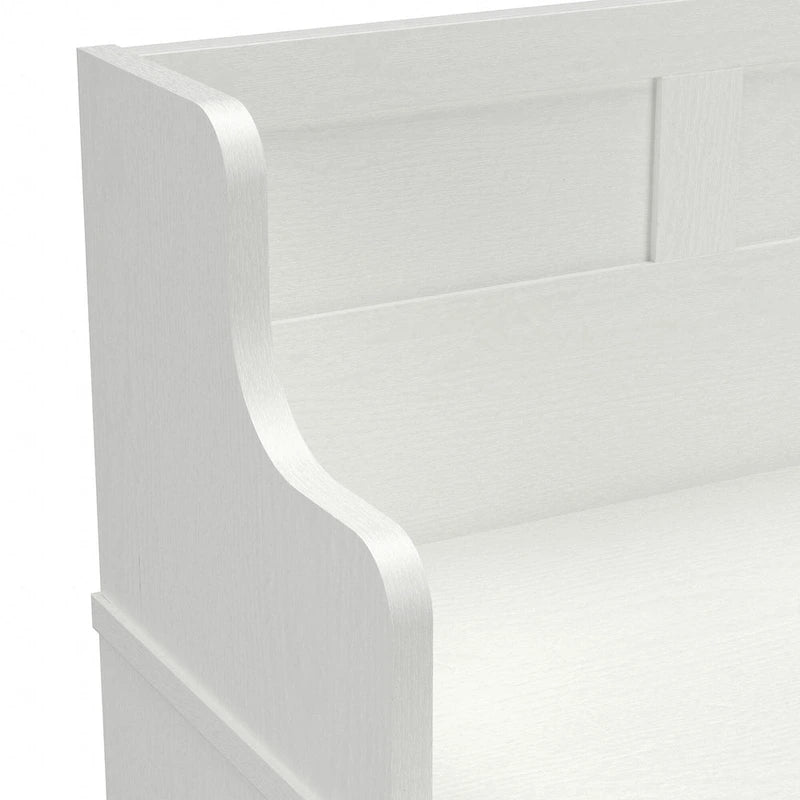 40W Entryway Bench with Doors