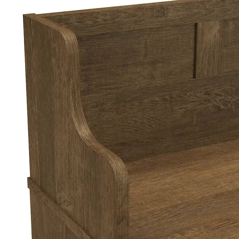 40W Entryway Bench with Doors