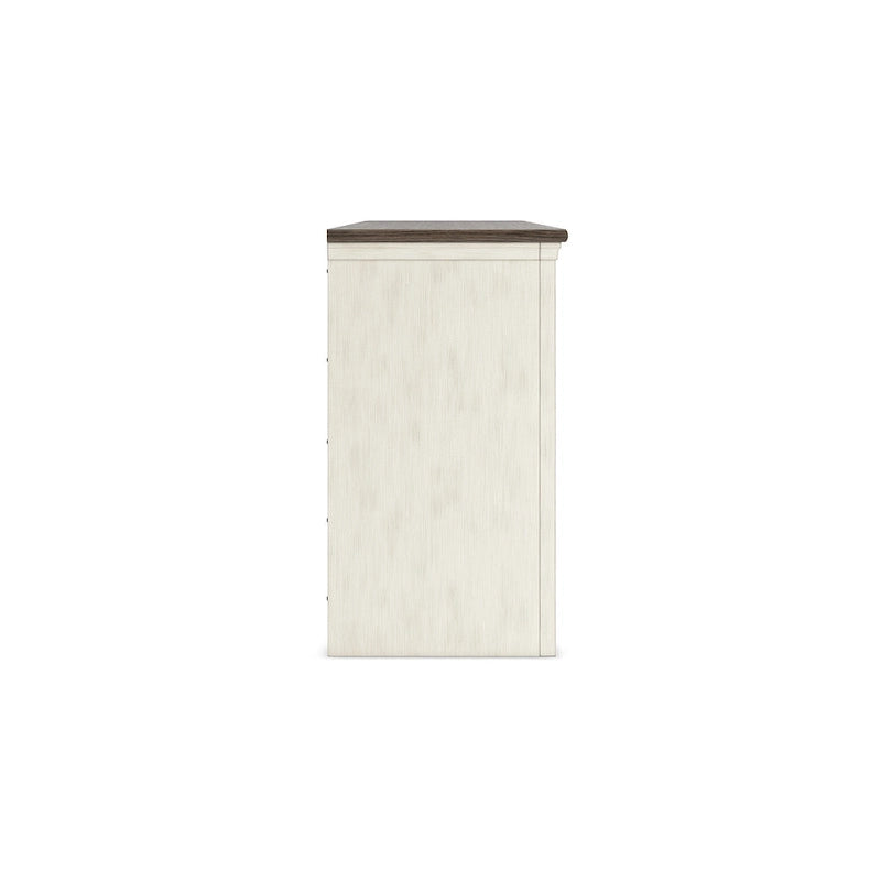 White/Gray 73 TV Stand for TVs up to 83 - 72.5 W x 20.25 D x 36.13 H