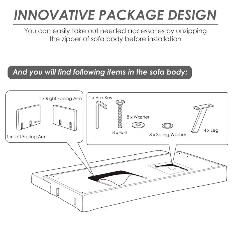 Costway Canapé-Lit Futon Convertible Pliant Inclinable avec Ports USB et Multiprise Gris/Bleu