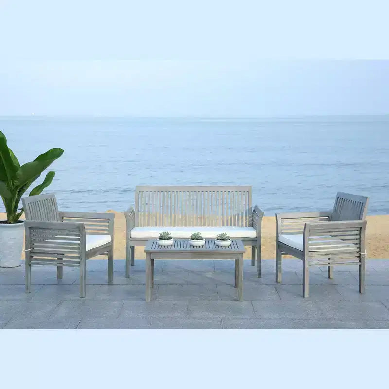 Ensemble de patio 4 pièces Carson - Intérieur/Extérieur - PAT7005 - Safavieh