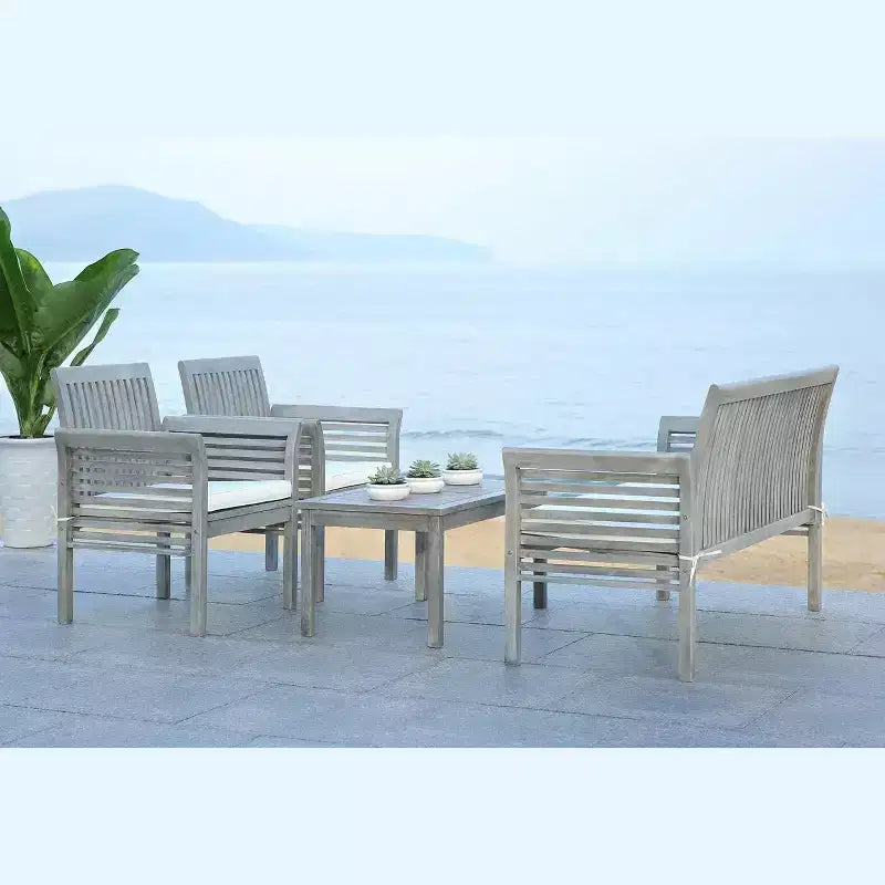 Ensemble de patio 4 pièces Carson - Intérieur/Extérieur - PAT7005 - Safavieh