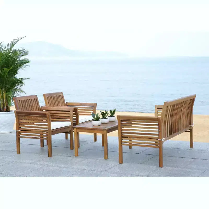 Ensemble de patio 4 pièces Carson - Intérieur/Extérieur - PAT7005 - Safavieh