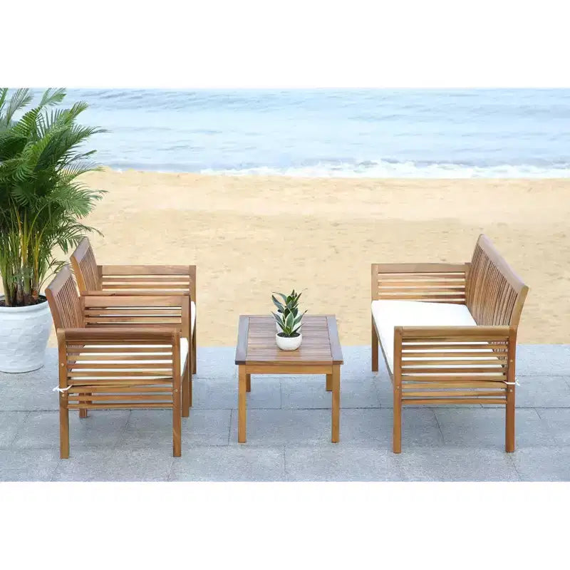 Ensemble de patio 4 pièces Carson - Intérieur/Extérieur - PAT7005 - Safavieh