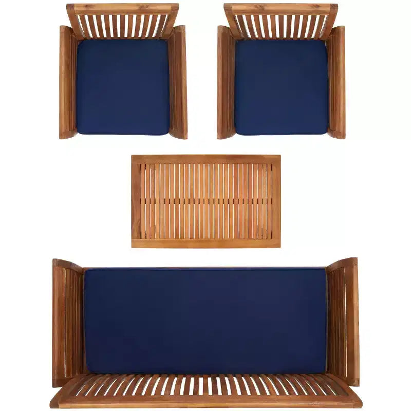 Ensemble de patio 4 pièces Carson - Intérieur/Extérieur - PAT7005 - Safavieh