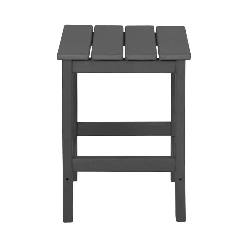 WestinTrends Ensemble de 2 chaises longues de patio en polythène avec table d'appoint