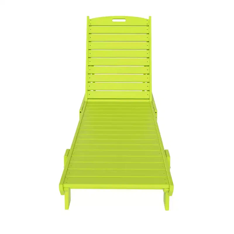 WestinTrends Ensemble de 3 pièces : chaise longue d'extérieur en polyéthylène avec table d'appoint