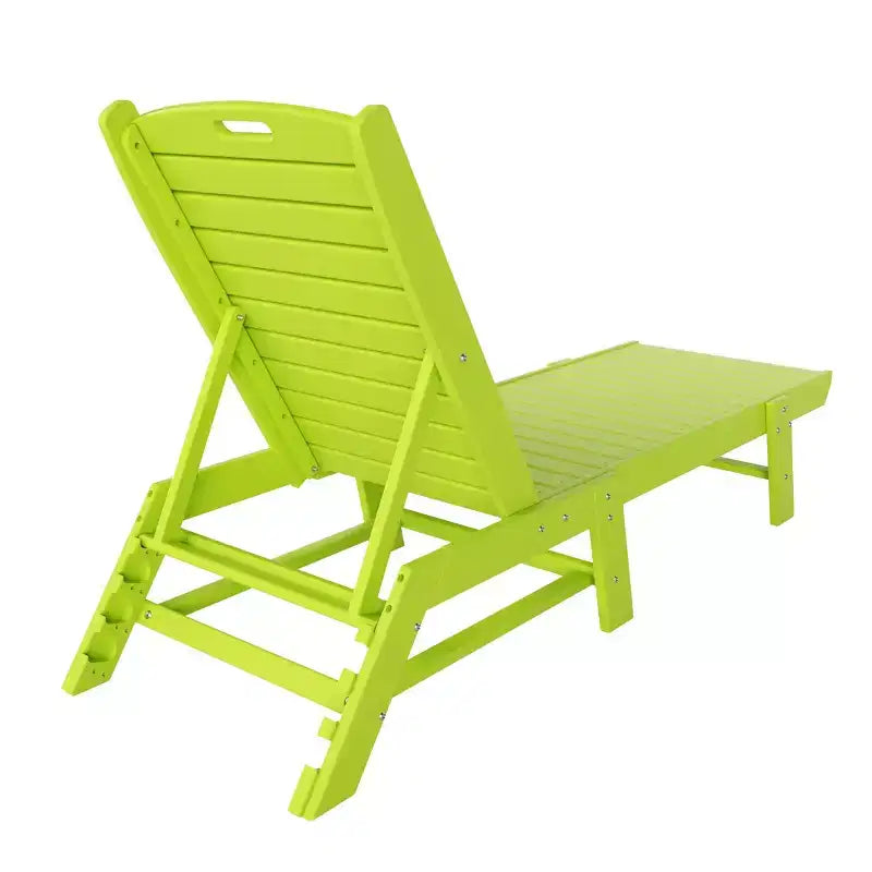 WestinTrends Ensemble de 3 pièces : chaise longue d'extérieur en polyéthylène avec table d'appoint