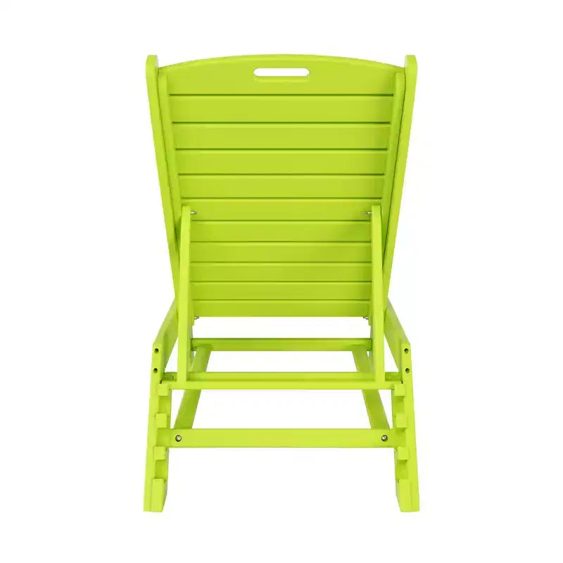 WestinTrends Ensemble de 3 pièces : chaise longue d'extérieur en polyéthylène avec table d'appoint