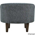Round Upholstered Ottoman