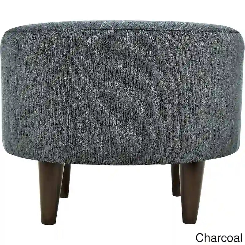 Round Upholstered Ottoman