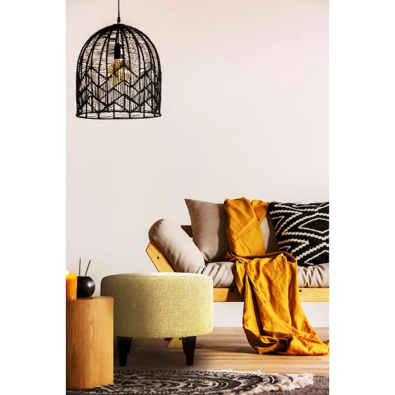 Round Upholstered Ottoman