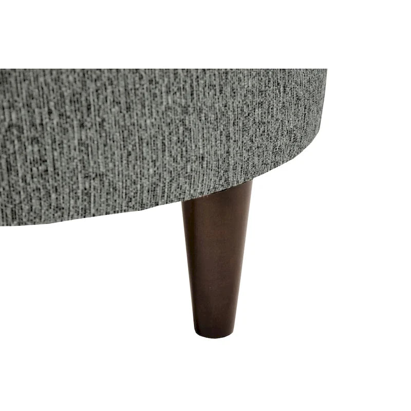 Round Upholstered Ottoman