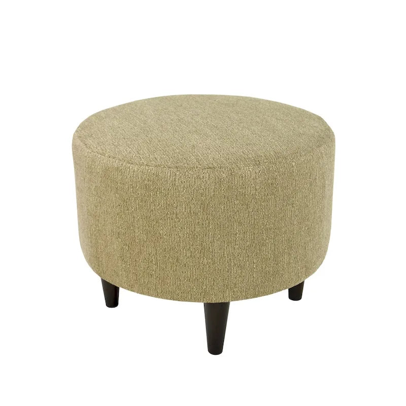 Round Upholstered Ottoman