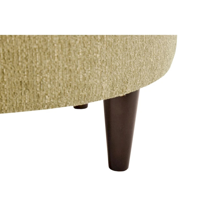 Round Upholstered Ottoman