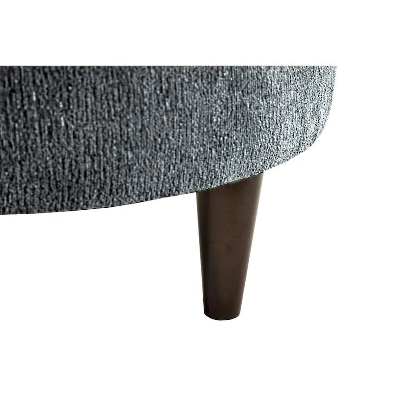 Round Upholstered Ottoman