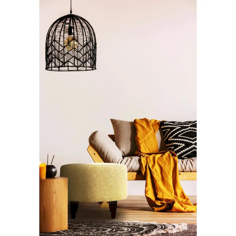 Round Upholstered Ottoman
