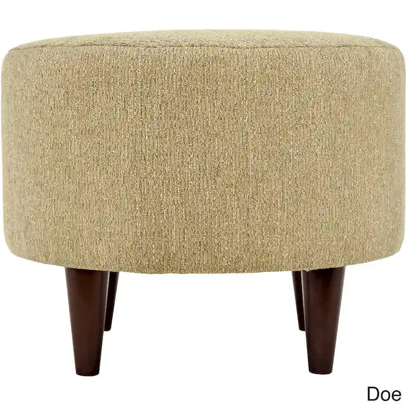 Round Upholstered Ottoman
