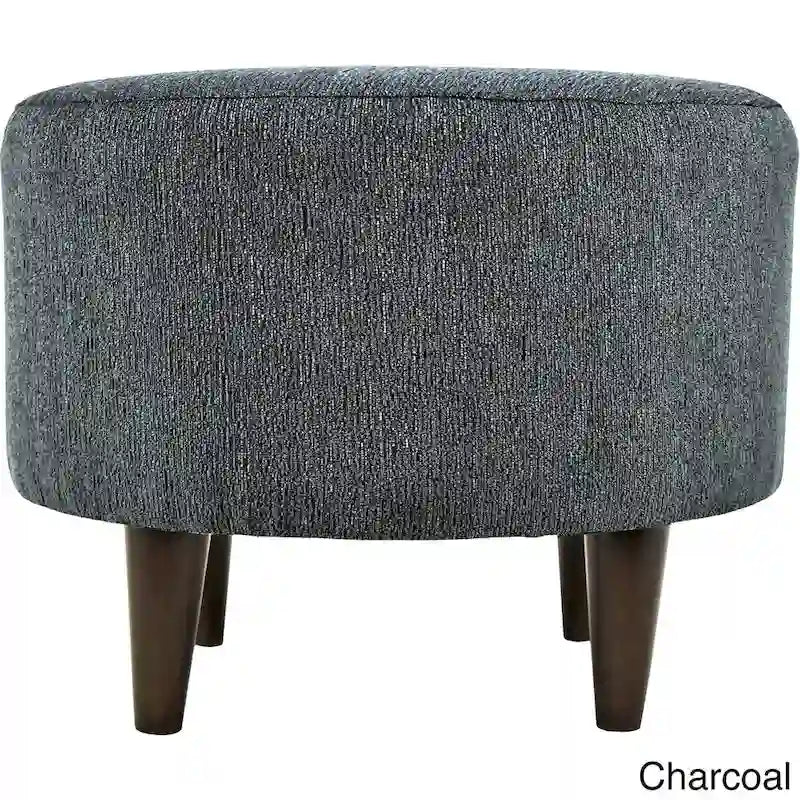 Round Upholstered Ottoman