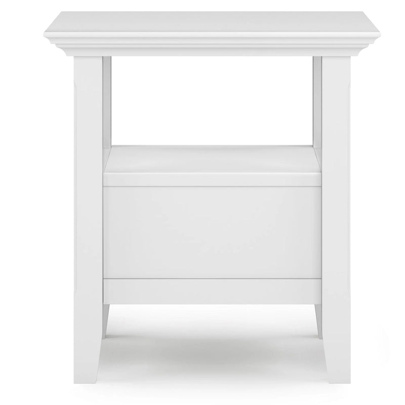 Solid Wood 19-inch Square End Table