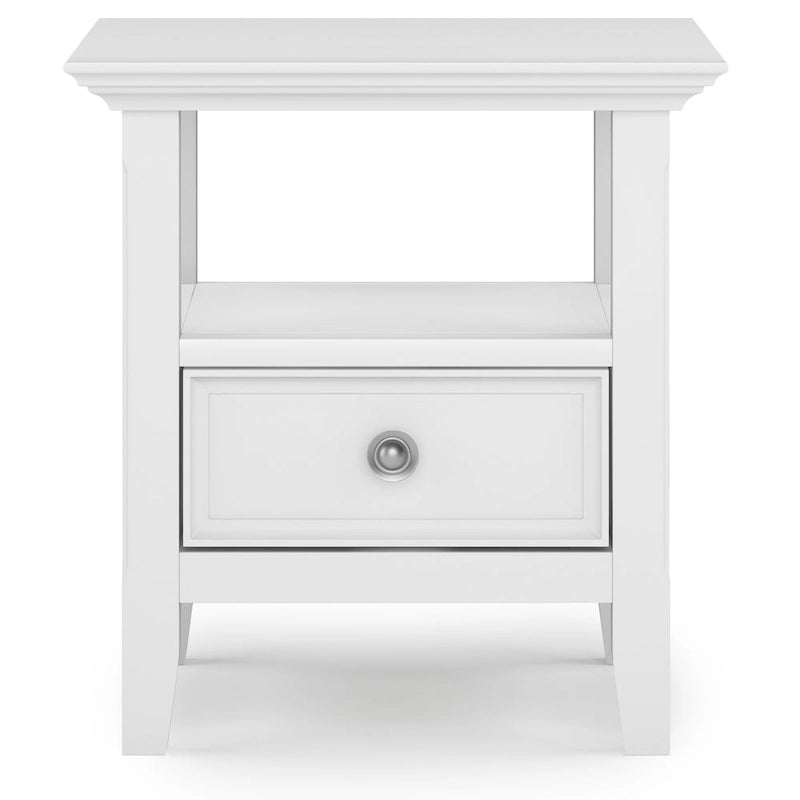 Solid Wood 19-inch Square End Table