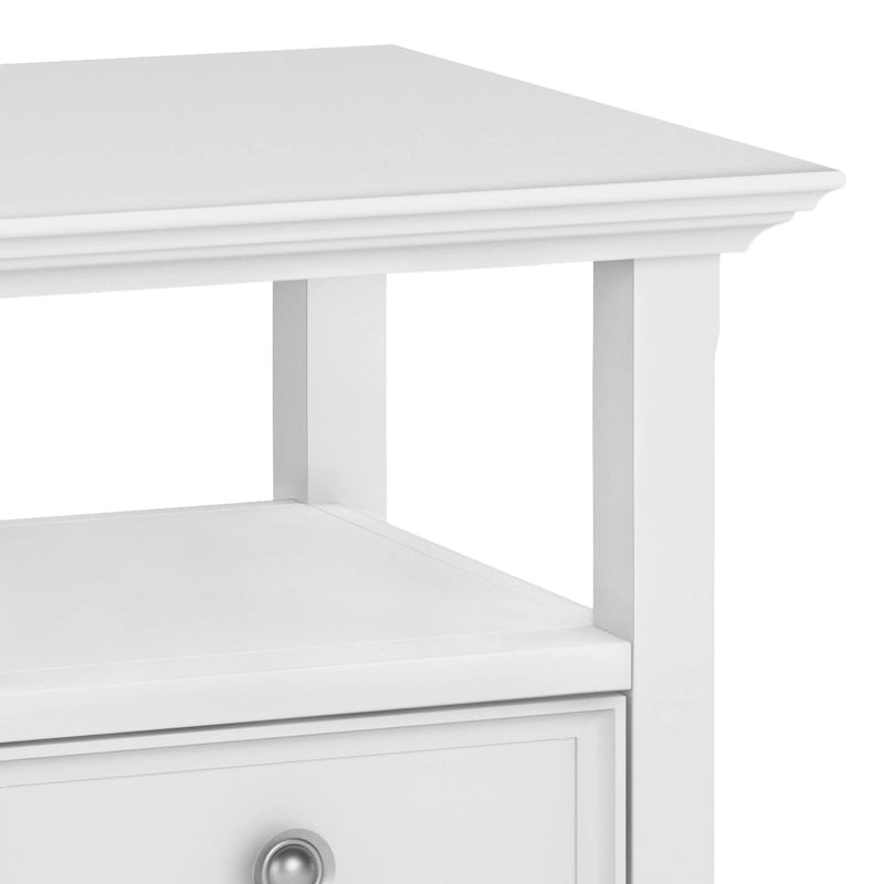 Solid Wood 19-inch Square End Table