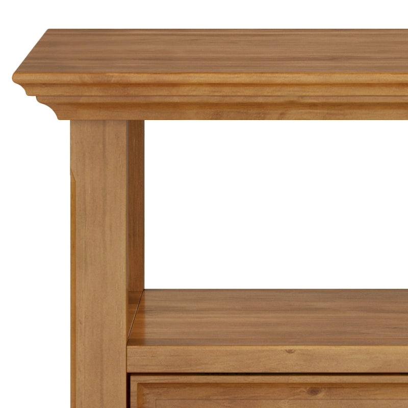 Solid Wood 19-inch Square End Table