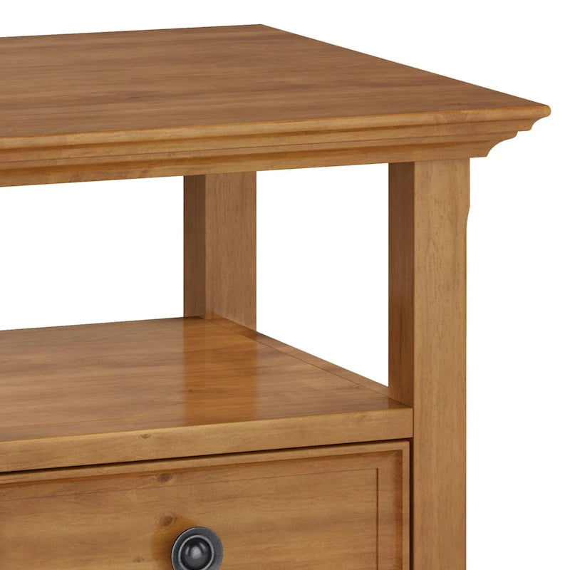 Solid Wood 19-inch Square End Table