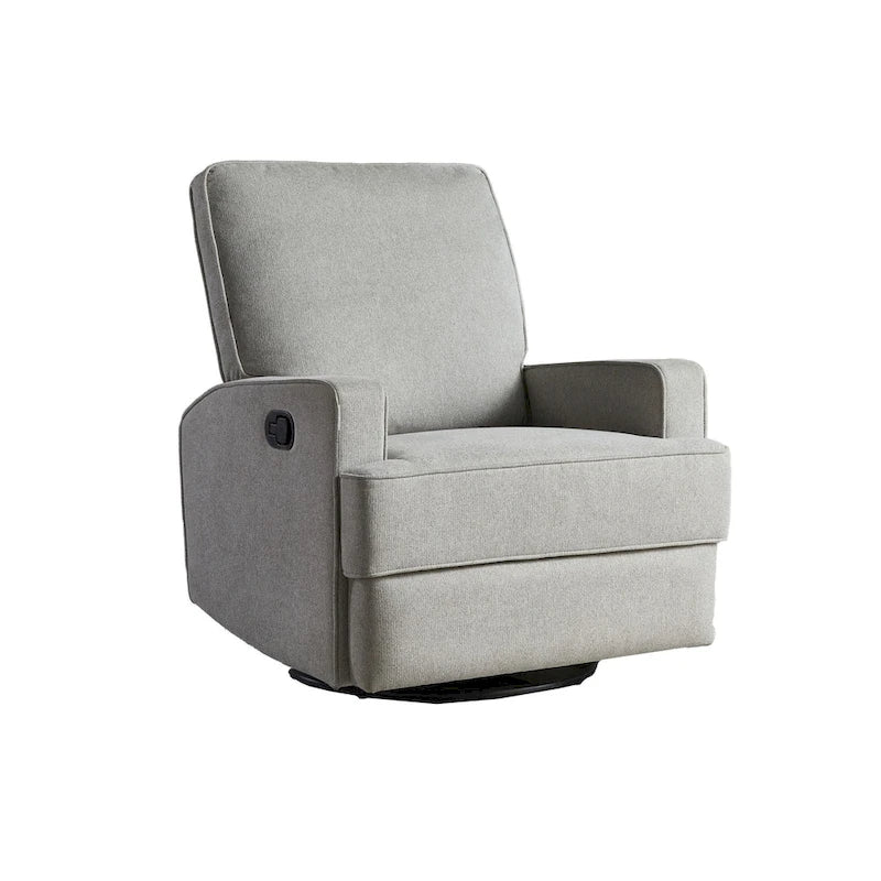 32-inch Manual Swivel Glider Recliner with USB Charger