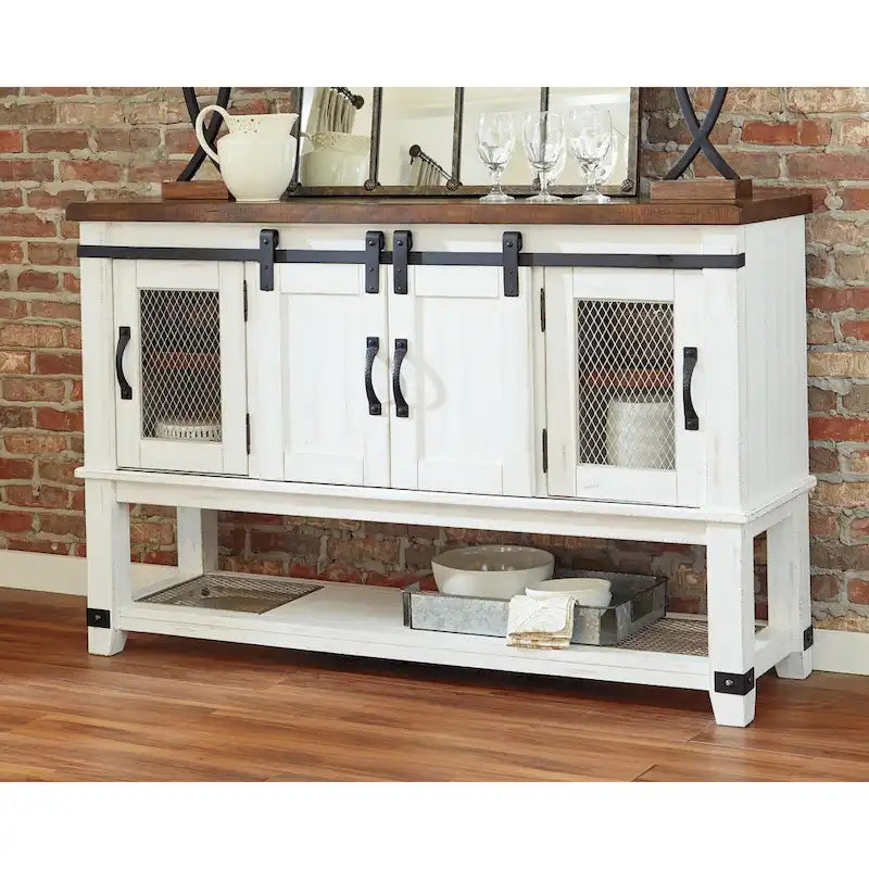 White Dining Room Server