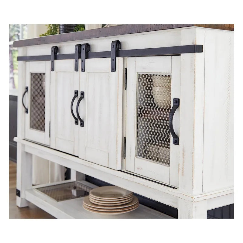 White Dining Room Server