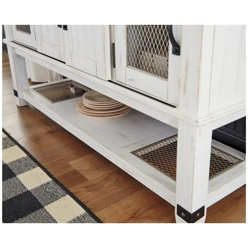 White Dining Room Server