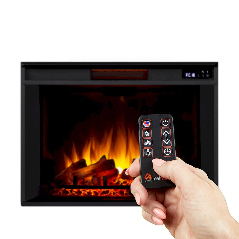 93" Grand Media Electric Fireplace TV Stand in White