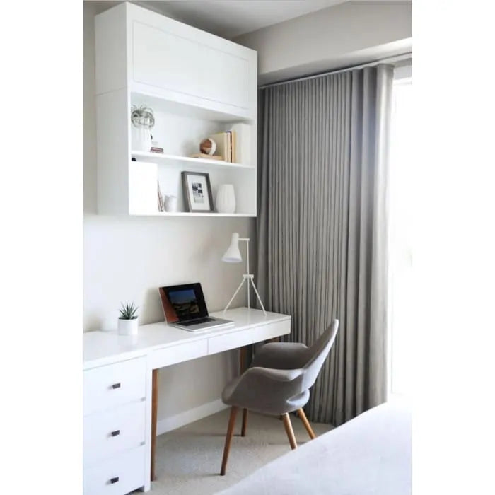 Upholstered Fabric Armchair with Natural Wooden Legs