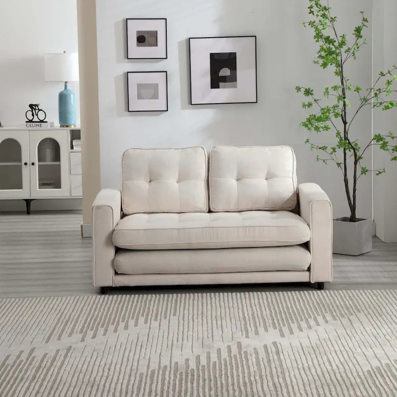 3-Fold Convertible Futon Sofa Bed
