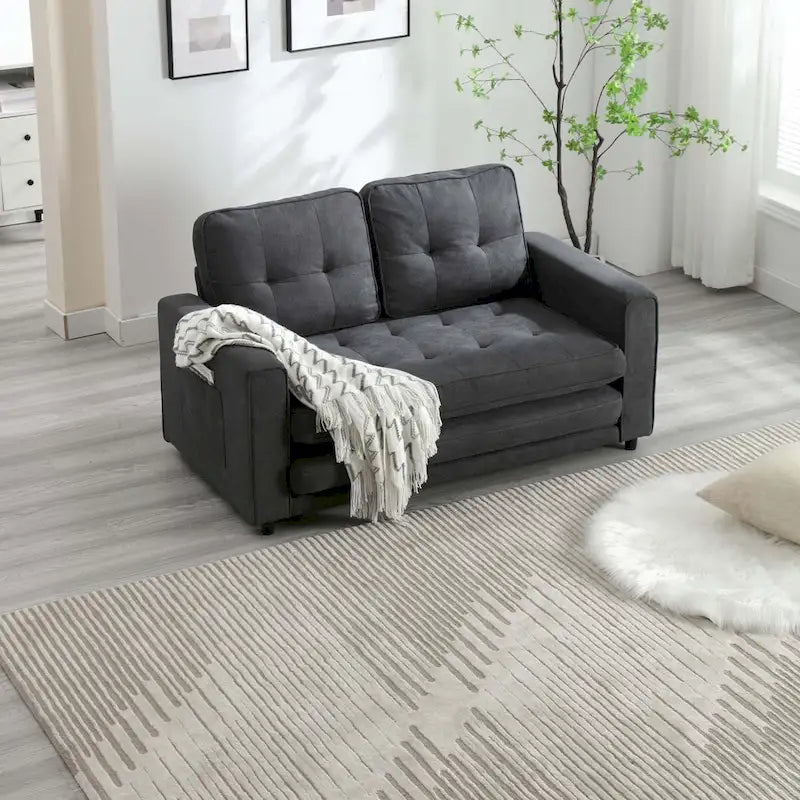 3-Fold Convertible Futon Sofa Bed