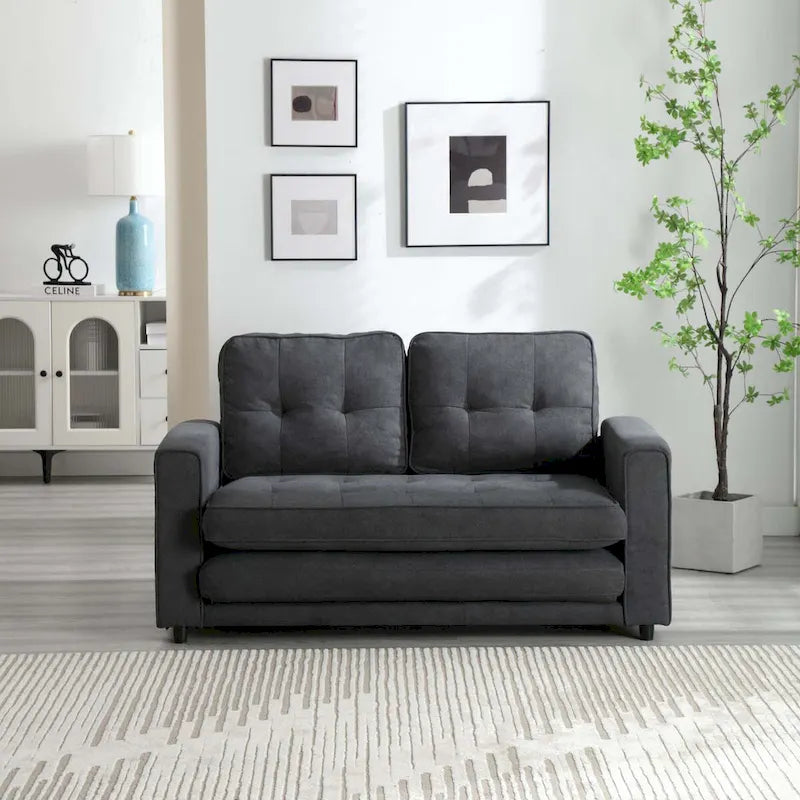 3-Fold Convertible Futon Sofa Bed