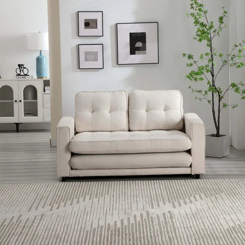 3-Fold Convertible Futon Sofa Bed